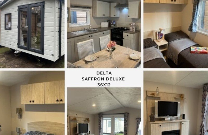 Delta Saffron DeLuxe 36x12 stacaravan nu te bezichtigen in Neer