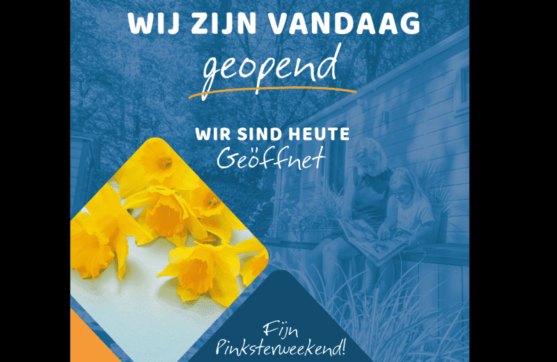Kom langs op Tweede Pinksterdag – Wij zijn open!